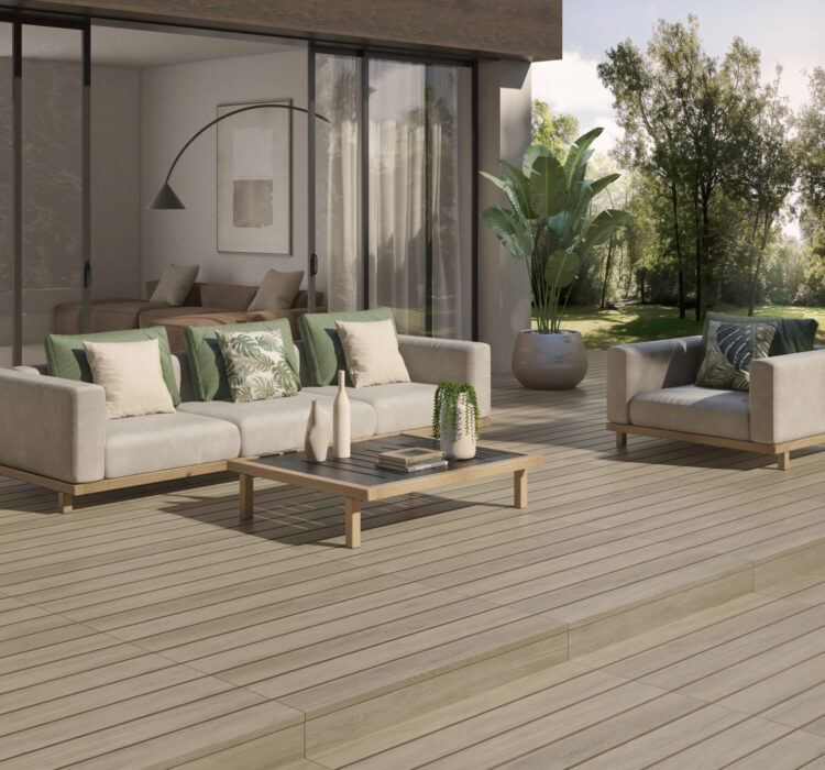 terraza de BigMat Fontecha para este verano